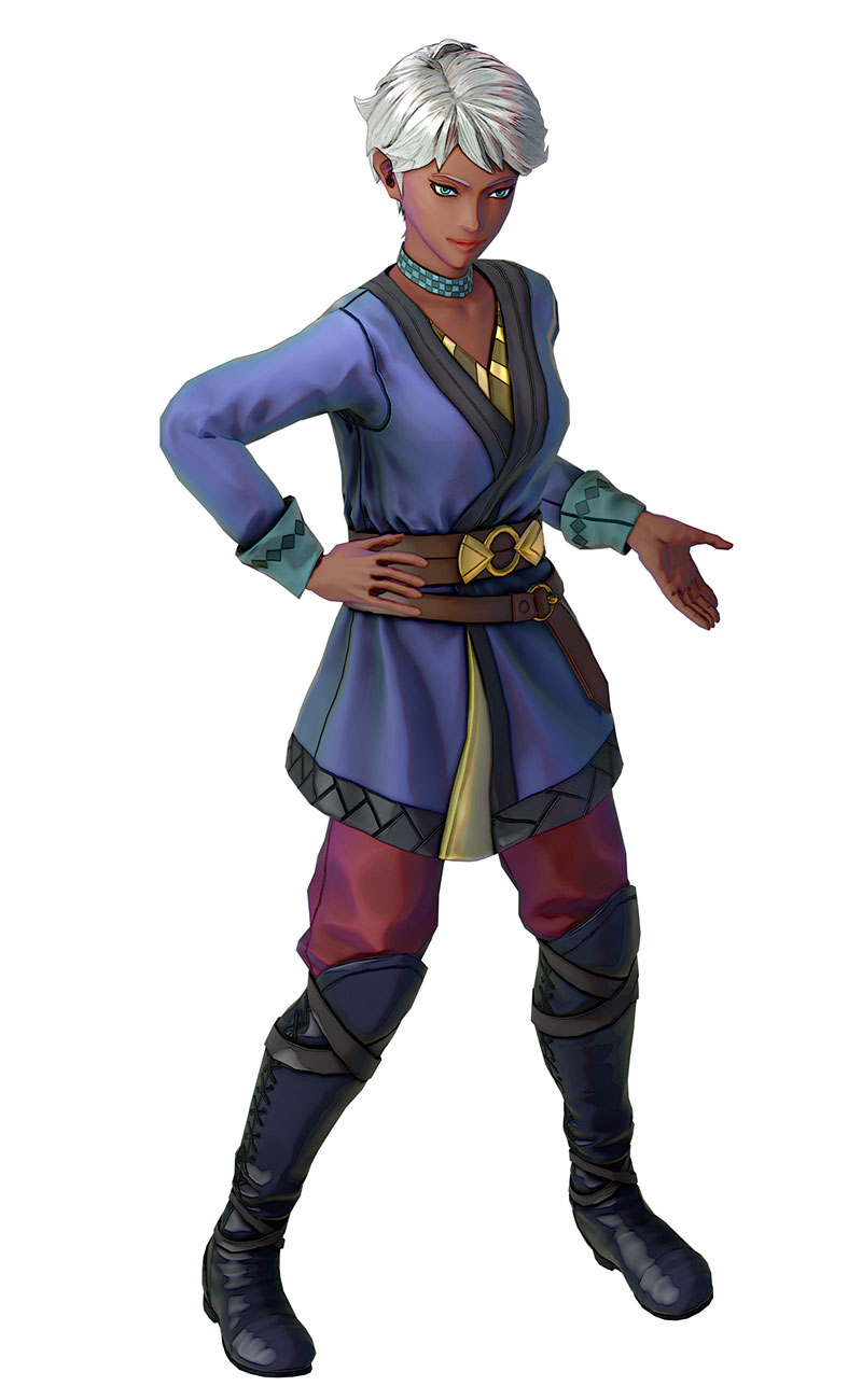 Professor Art from SaGa: Emerald Beyond