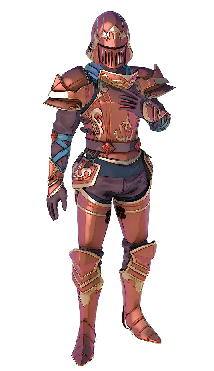 The Red Squire Art from SaGa: Emerald Beyond