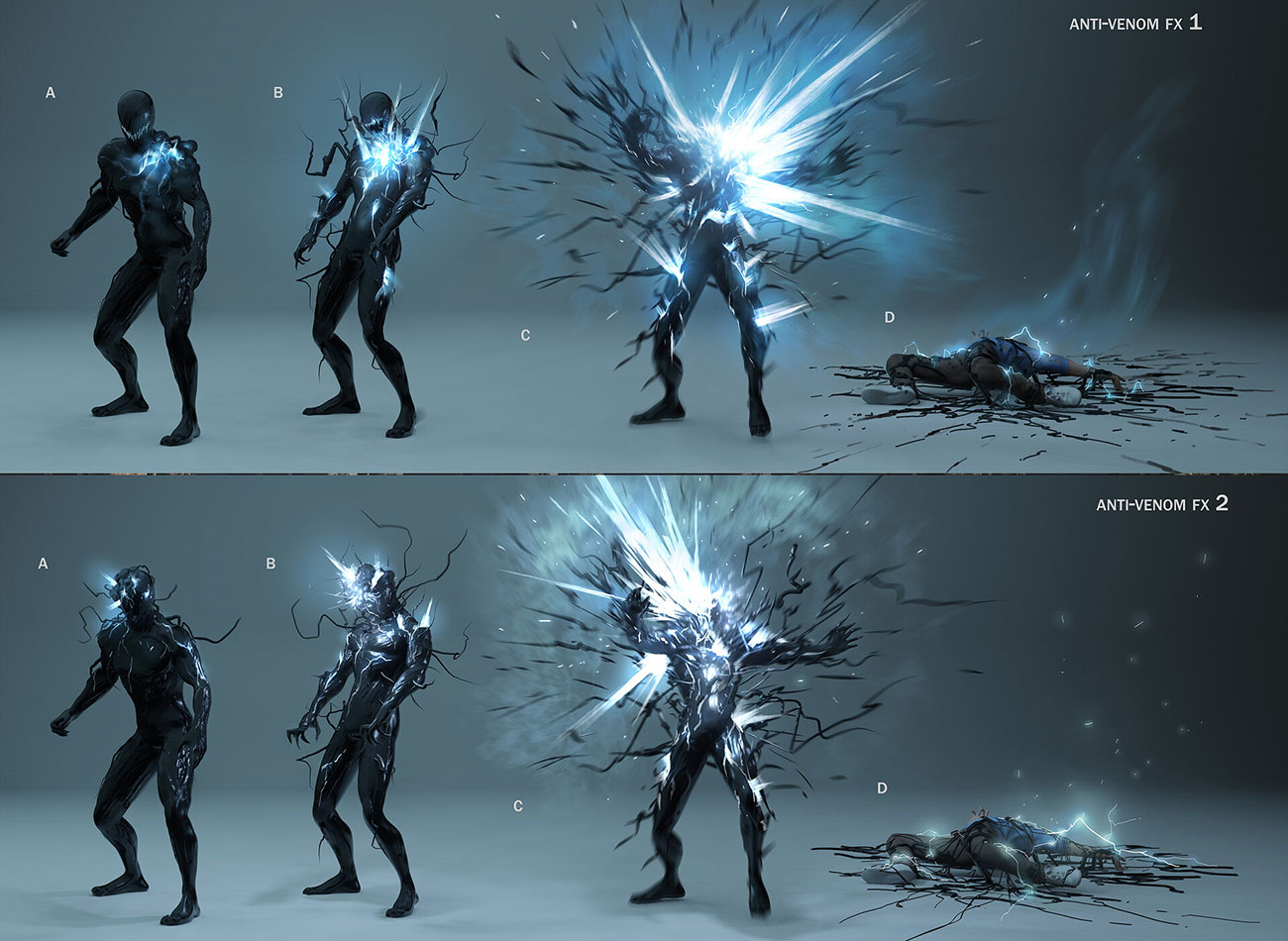 Anti Venom FX Art from Spider-Man 2 (2023)