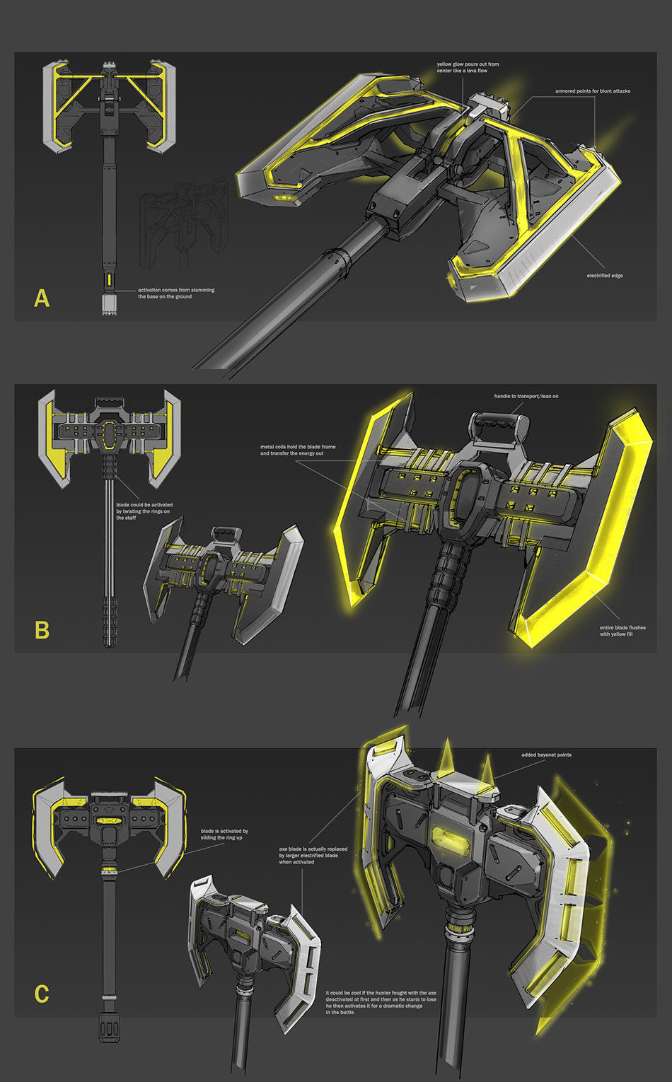 Axe Designs from Spider-Man 2 (2023)