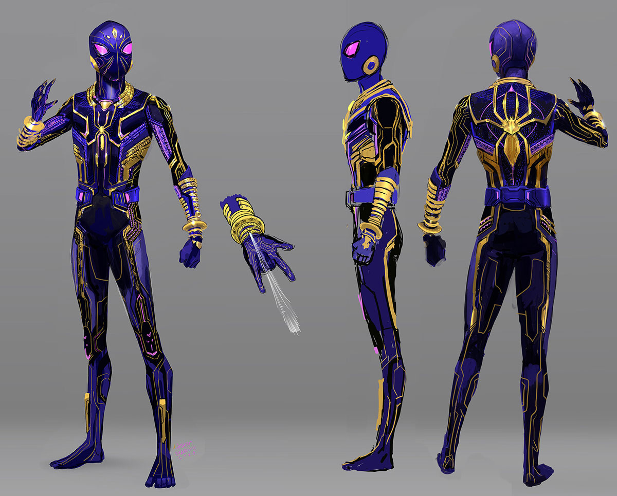 Miles Morales Agimat Suit Final Art from Spider-Man 2 (2023)