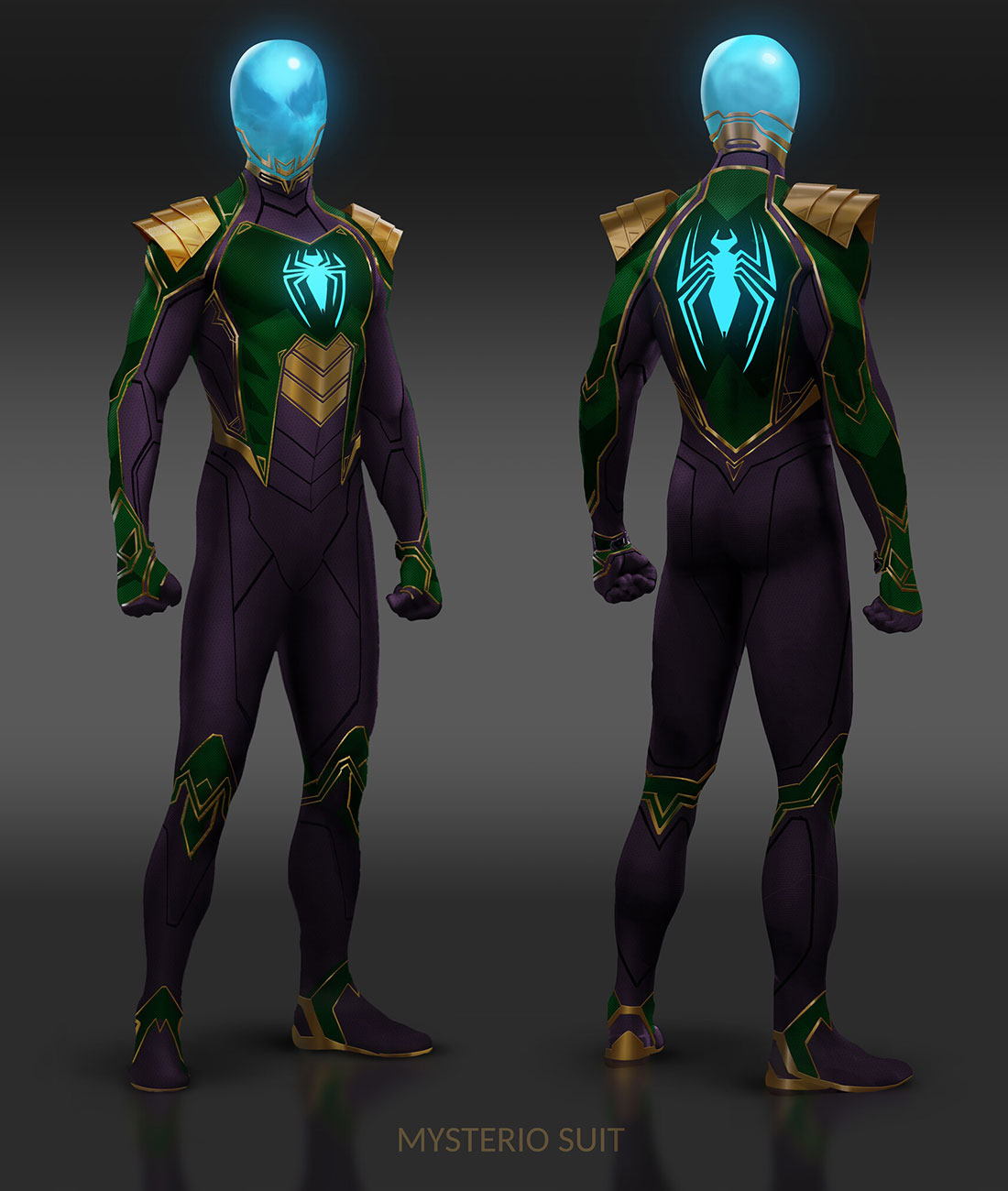 Mysterio Suit Concept Art from Spider-Man 2 (2023)