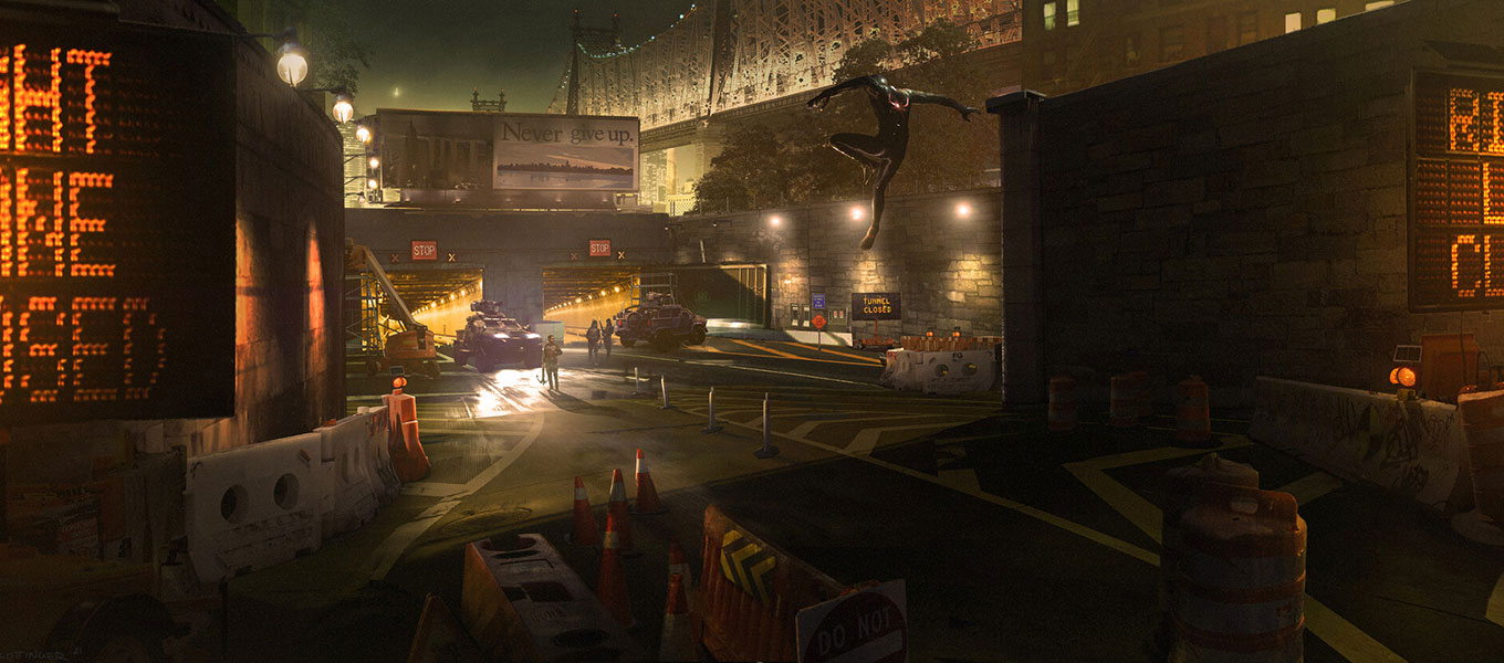 Nightmare Tunnel Art from Spider-Man 2 (2023)