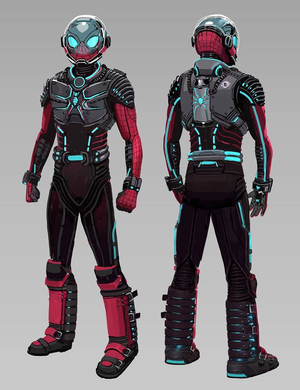 Peter Parker 25th Century Suit Art from Spider-Man 2 (2023)