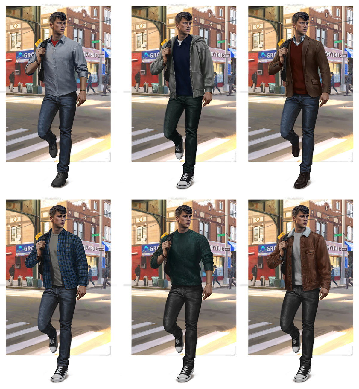 Peter Parker Clothing Concepts from Spider-Man 2 (2023)