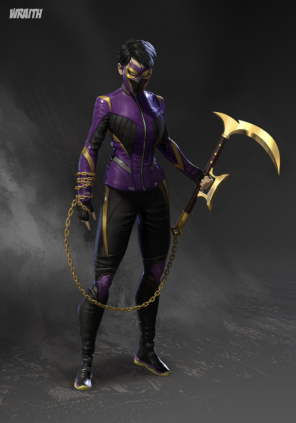 Wraith Concept Art from Spider-Man 2 (2023)