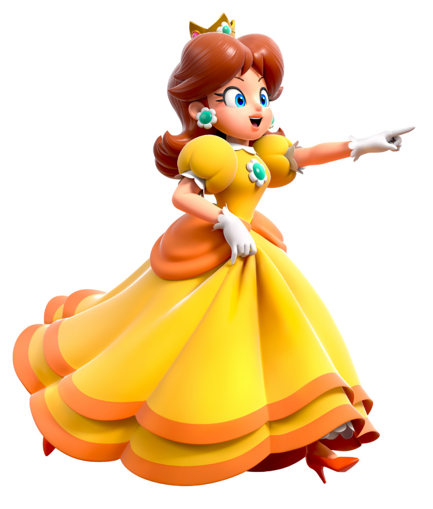 Daisy Art from Super Mario Bros. Wonder