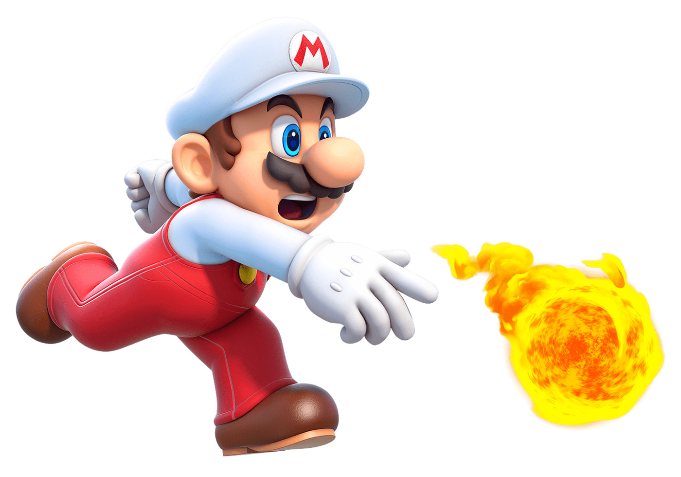 Fire Mario Art from Super Mario Bros. Wonder