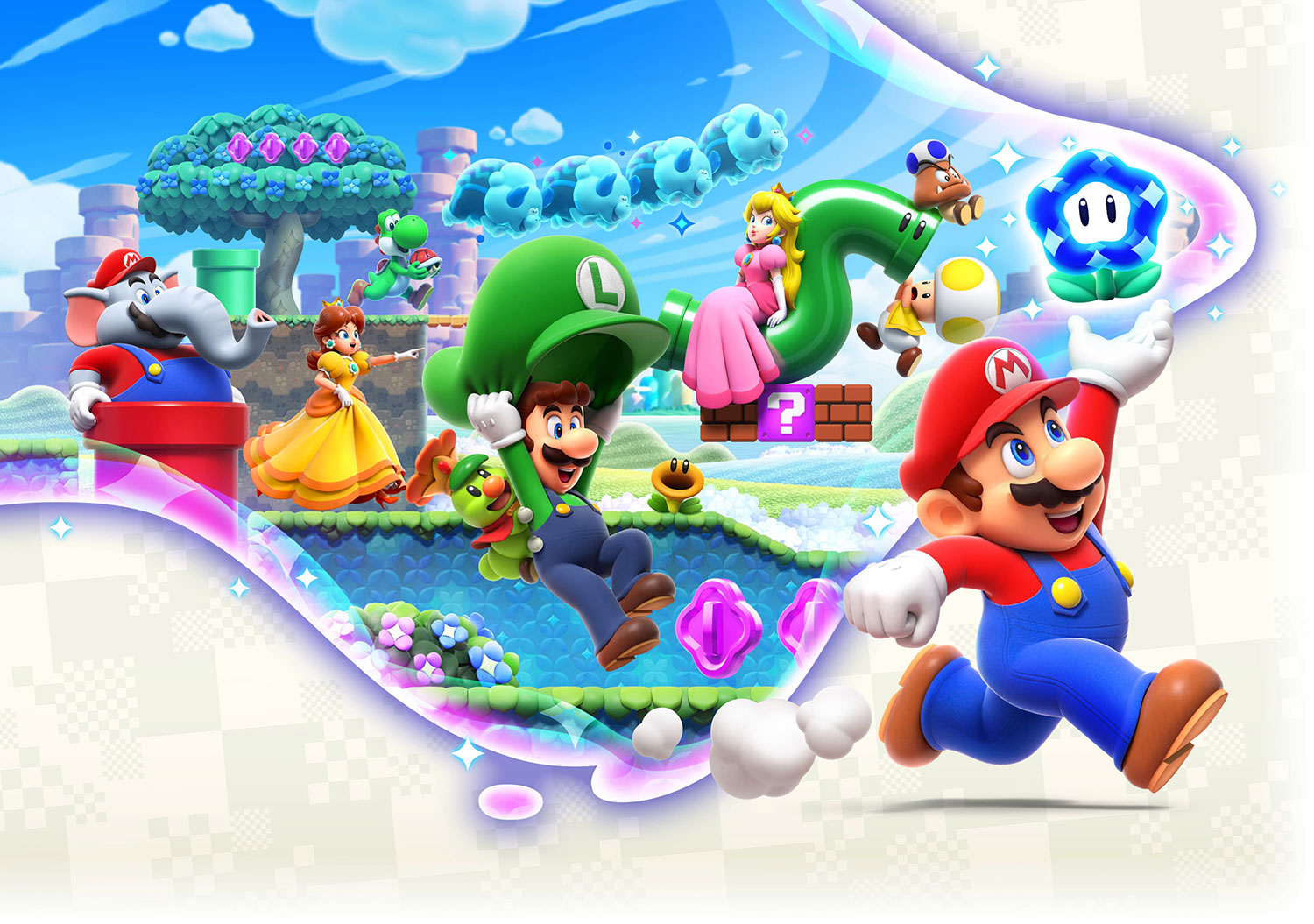 Key Art from Super Mario Bros. Wonder