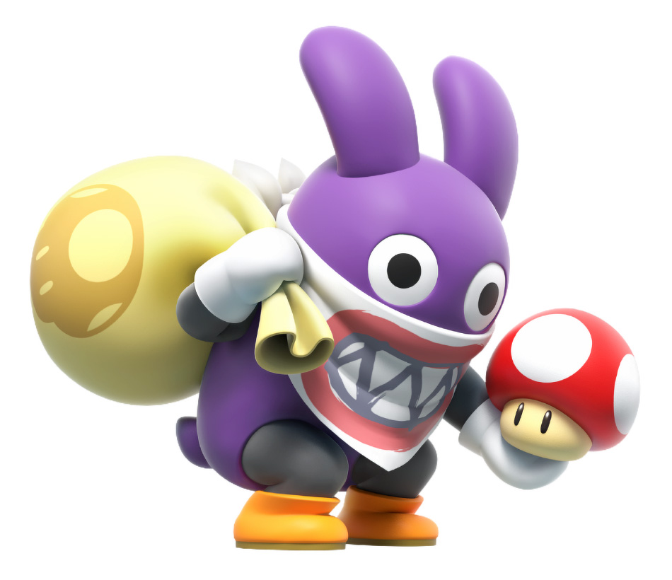 Nabbit Art from Super Mario Bros. Wonder