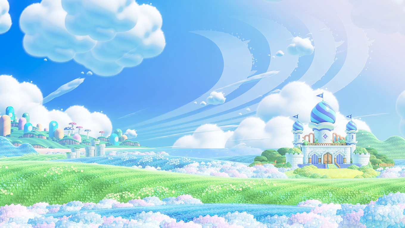 Pipe Rock Plateau Art from Super Mario Bros. Wonder