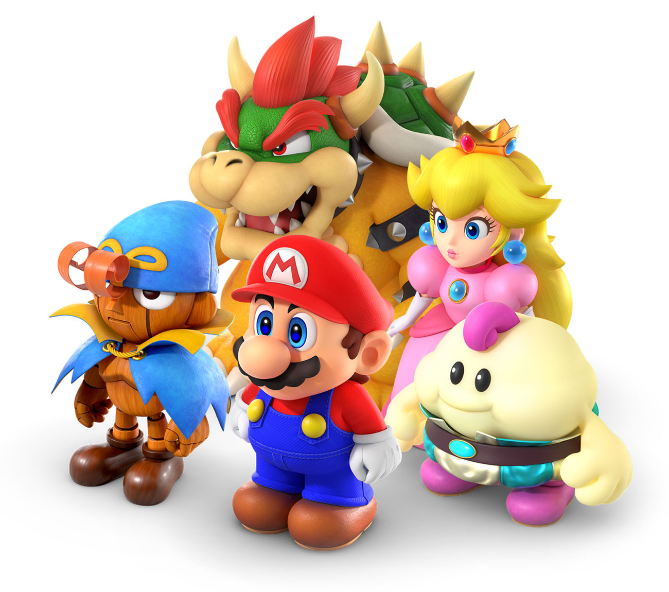 Characters Group Art from Super Mario RPG (Remake)