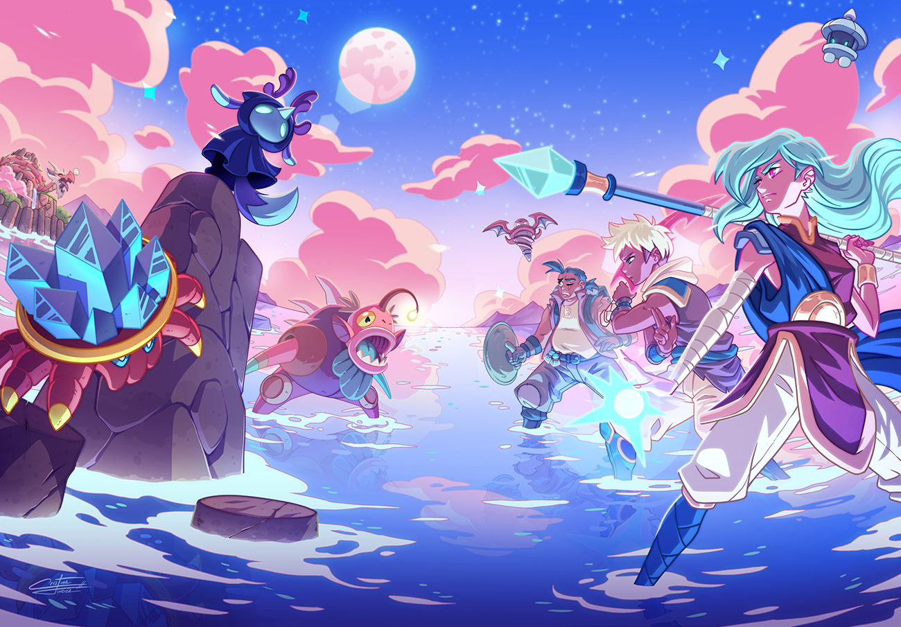 Games Tribune Cover Art from Sea of Stars