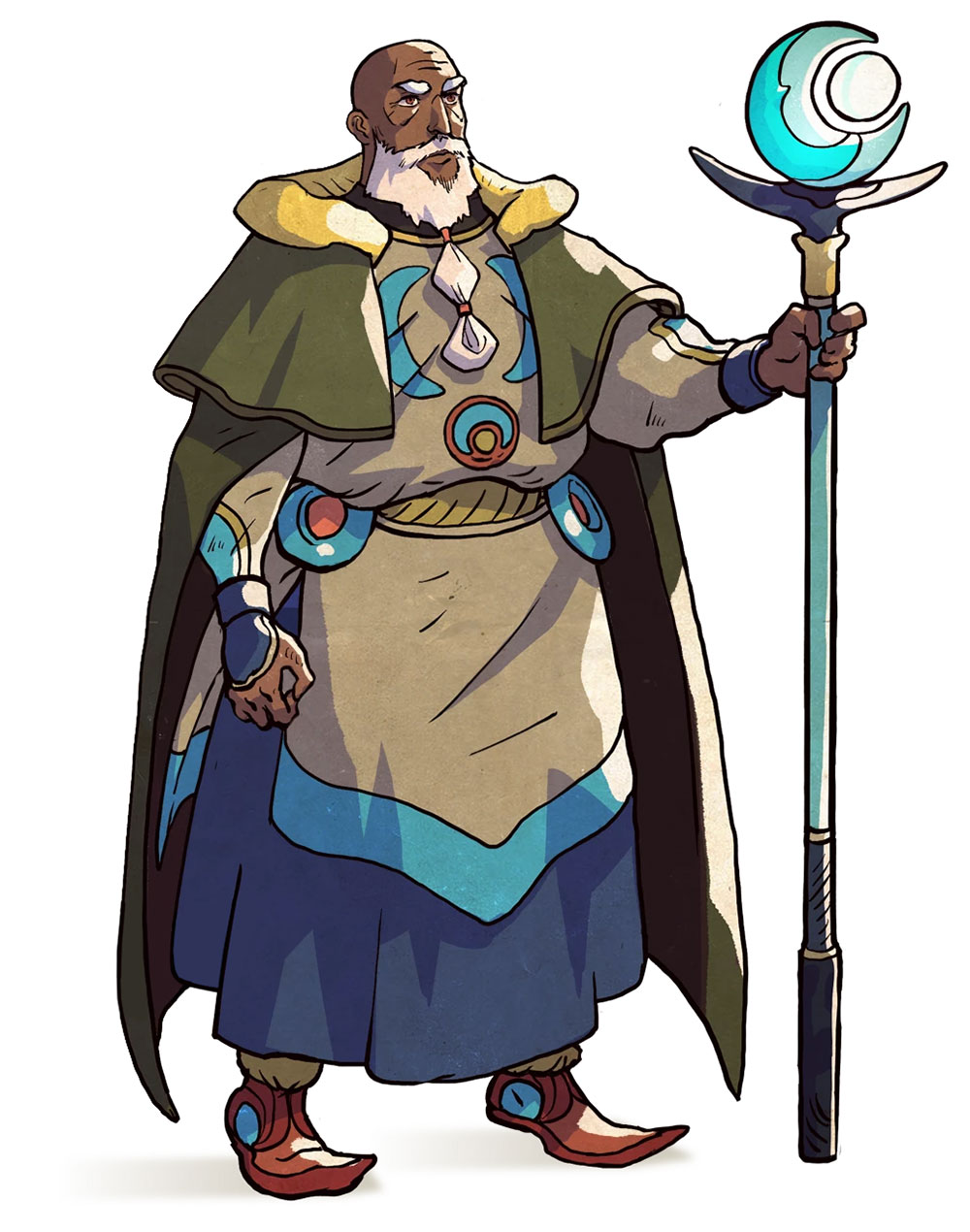 Headmaster Moraine Art from Sea of Stars