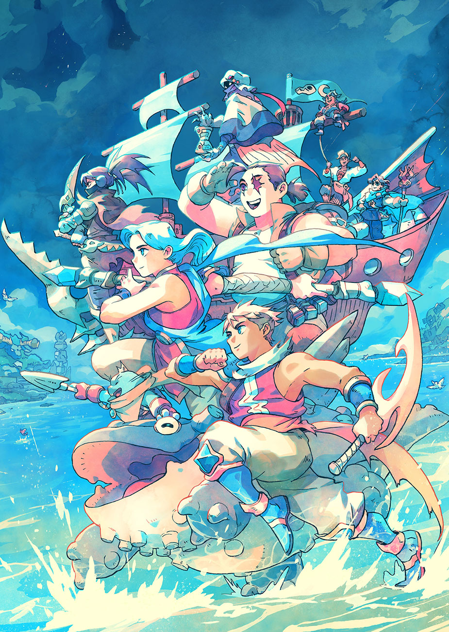 Japanese Cover Art from Sea of Stars