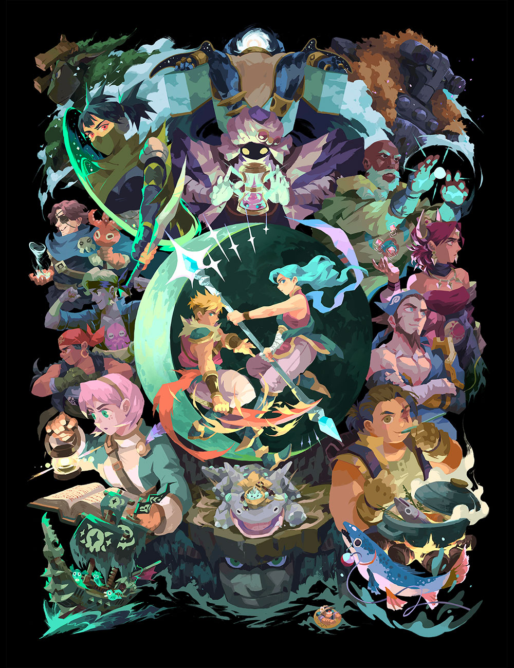 Launch Illustration from Sea of Stars