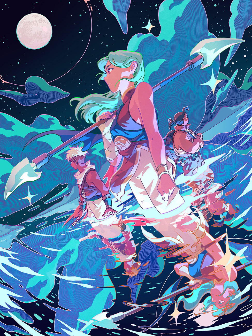 Pax Poster (Grass Jelly) Art from Sea of Stars