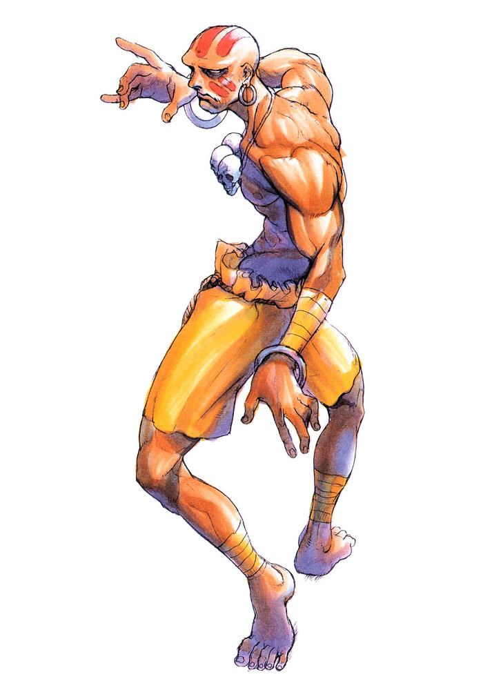 Dhalsim Art from Super Street Fighter II Turbo