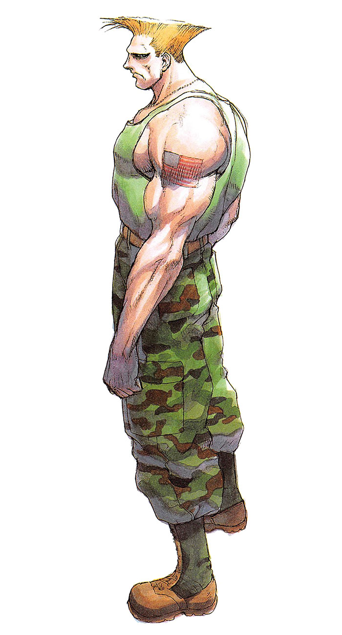 Guile Art from Super Street Fighter II Turbo