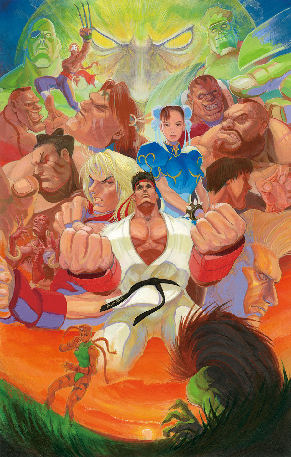 Promo Artwork from Super Street Fighter II Turbo