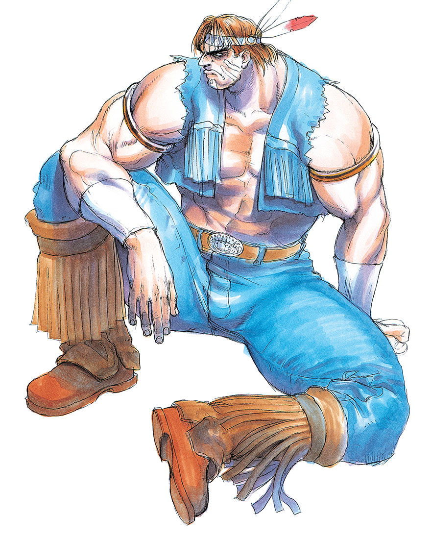 T. Hawk Art from Super Street Fighter II Turbo