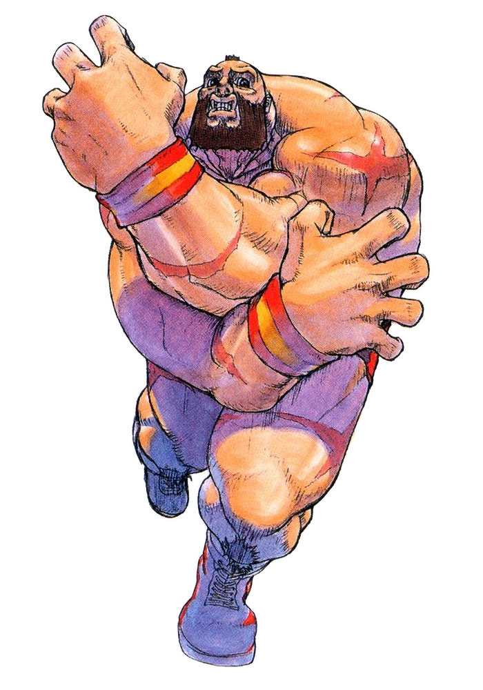 Zangief Artwork from Super Street Fighter II Turbo