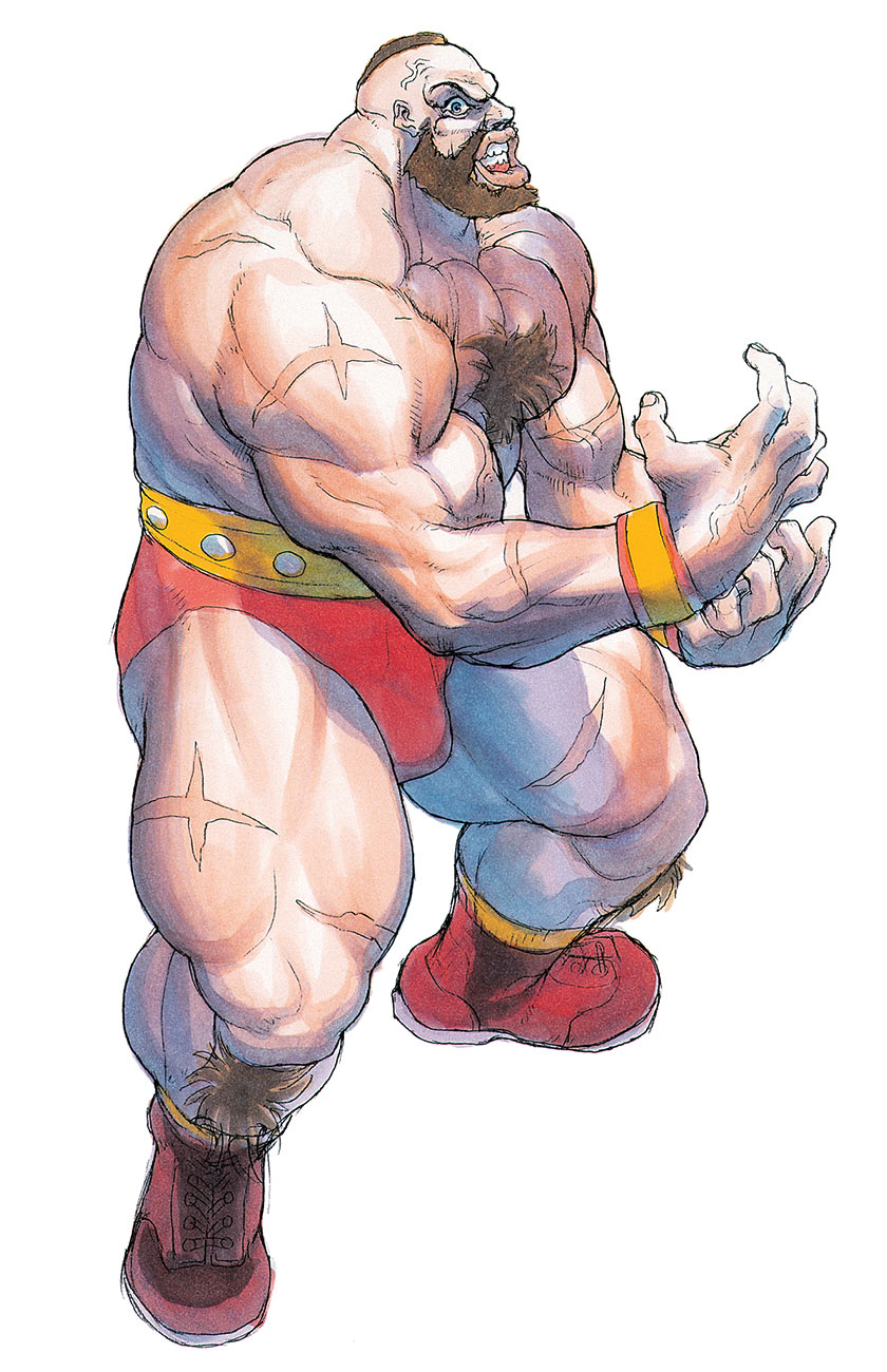 Zangief Art from Super Street Fighter II Turbo