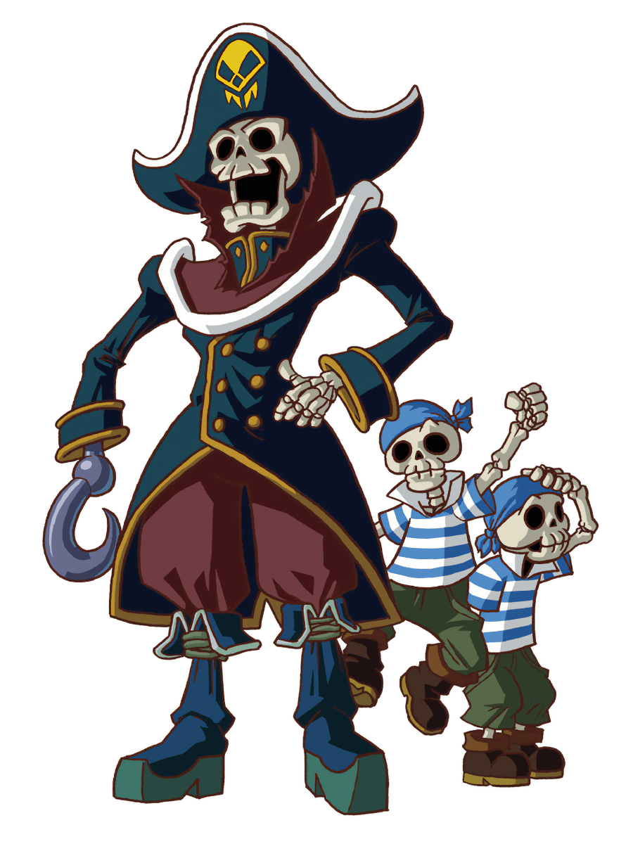 Cap'n and Pirates Art from The Legend of Zelda: Oracle of Seasons and Oracle of Ages