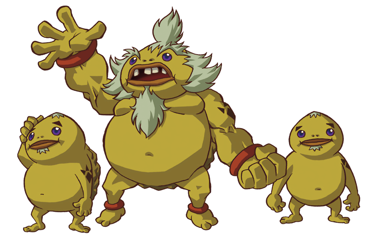 Goron Tribe Art from The Legend of Zelda: Oracle of Seasons and Oracle of Ages