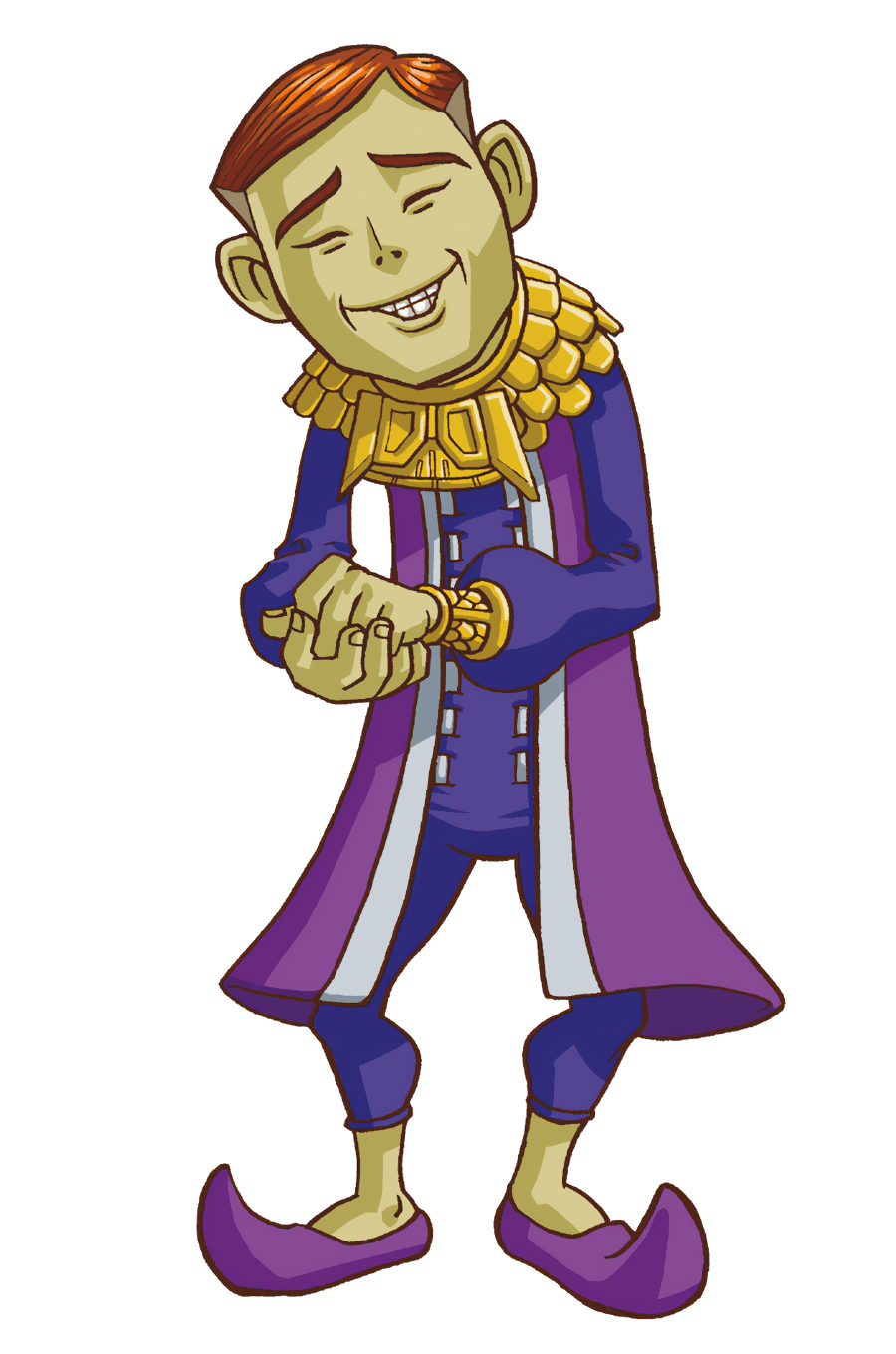Happy Mask Salesman Art from The Legend of Zelda: Oracle of Seasons and Oracle of Ages