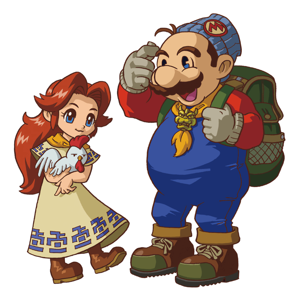 Malon and Talon Art from The Legend of Zelda: Oracle of Seasons and Oracle of Ages
