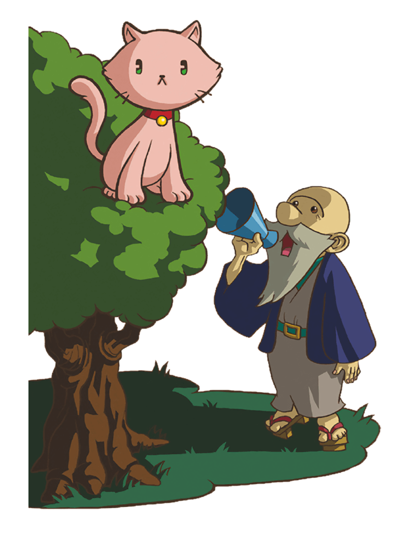 Mittens and Old Man Art from The Legend of Zelda: Oracle of Seasons and Oracle of Ages