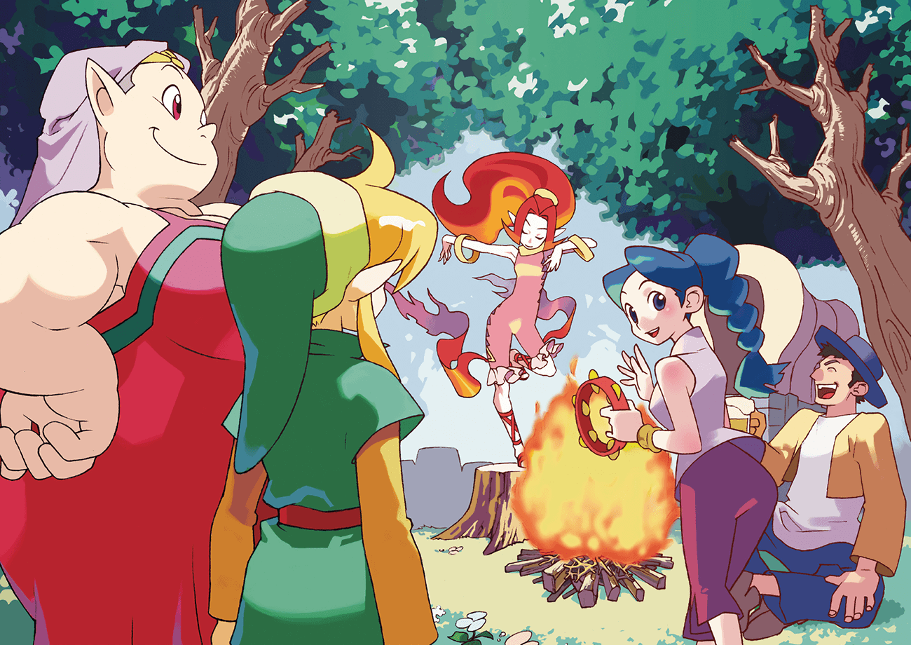 Oracle of Seasons Illustration from The Legend of Zelda: Oracle of Seasons and Oracle of Ages