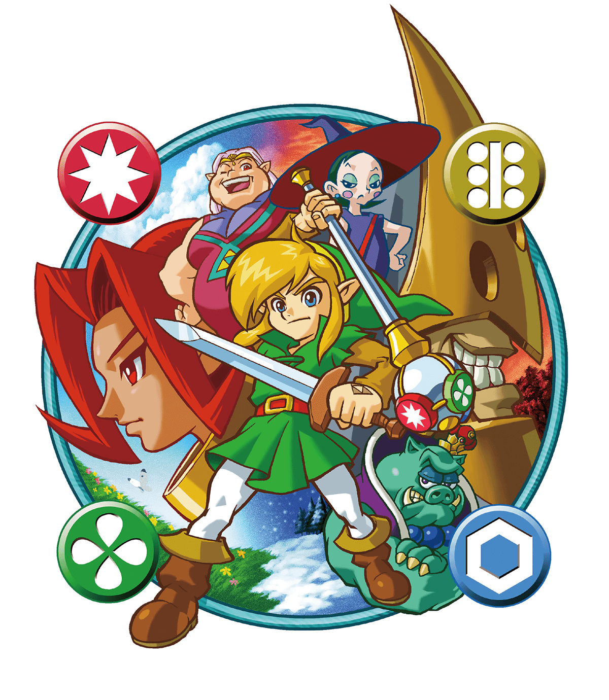 Oracle of Seasons Key Art from The Legend of Zelda: Oracle of Seasons and Oracle of Ages