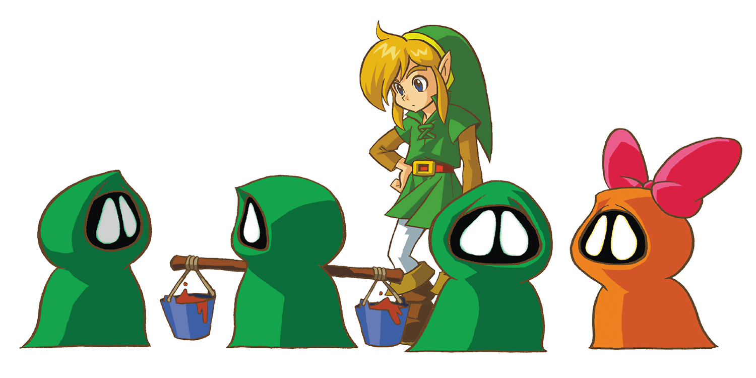Subrosian Tribe and Rosa Art from The Legend of Zelda: Oracle of Seasons and Oracle of Ages