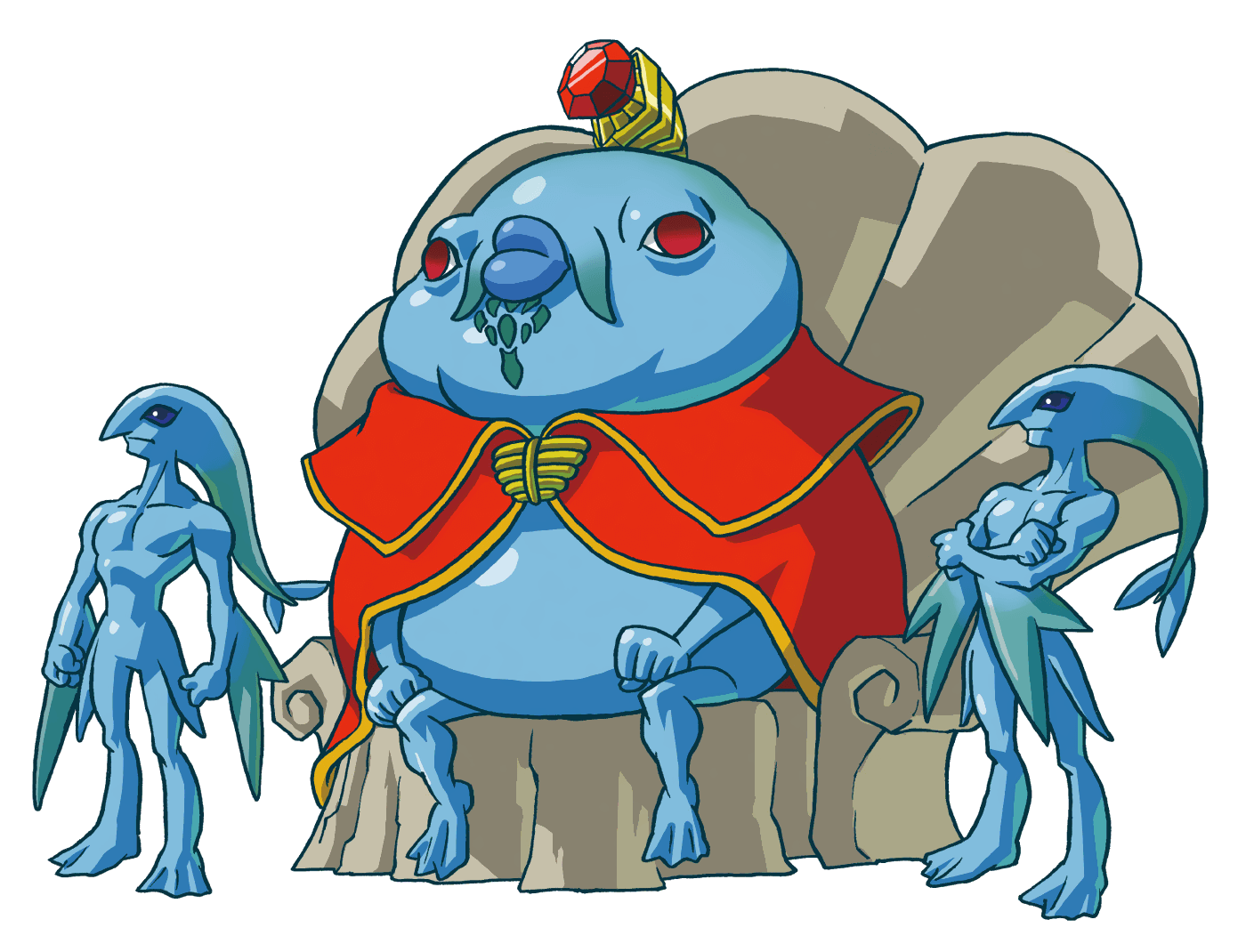 Zora Tribe Art from The Legend of Zelda: Oracle of Seasons and Oracle of Ages