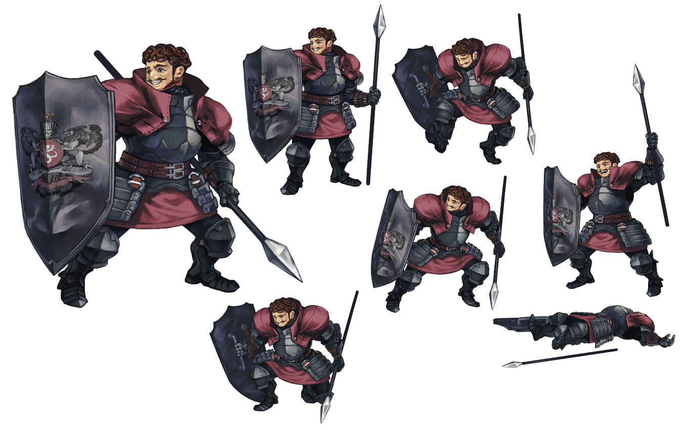 Beaumont (Hoplite) Art from Unicorn Overlord