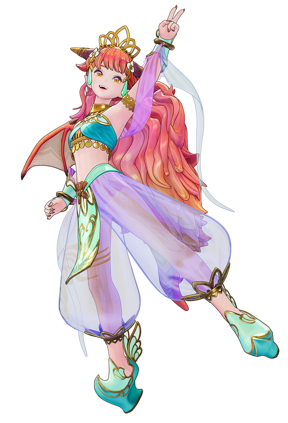 Careena (Dancer) Art from Visions of Mana