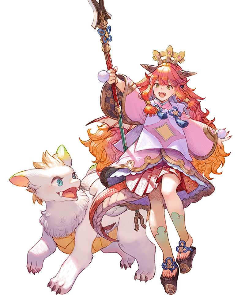 Careena Unused Art from Visions of Mana