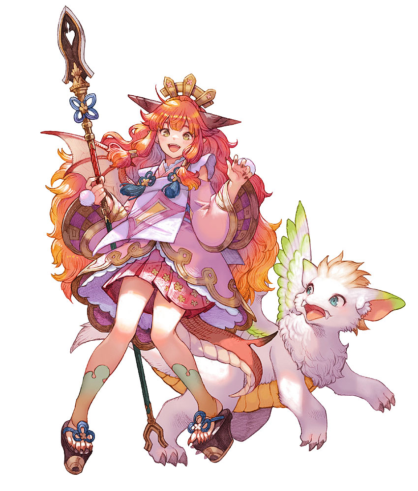Careena Unused Artwork from Visions of Mana