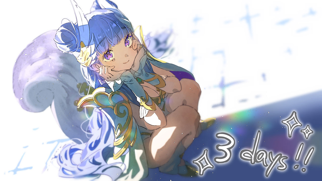 Countdown 3 Days Art from Visions of Mana