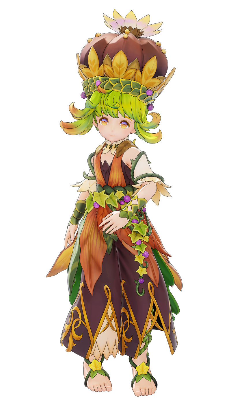 Julei (Hunter) Art from Visions of Mana