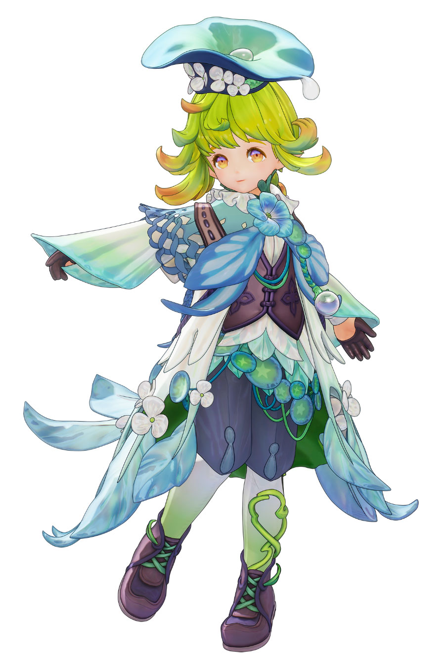 Julei (Scholar) Art from Visions of Mana