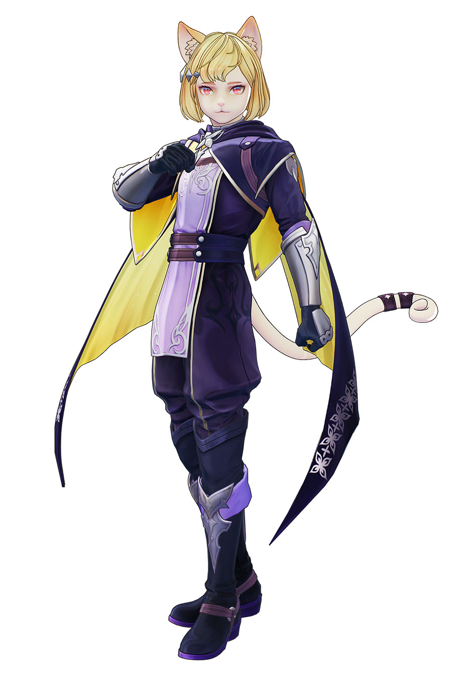 Morley (Night Blade) Art from Visions of Mana