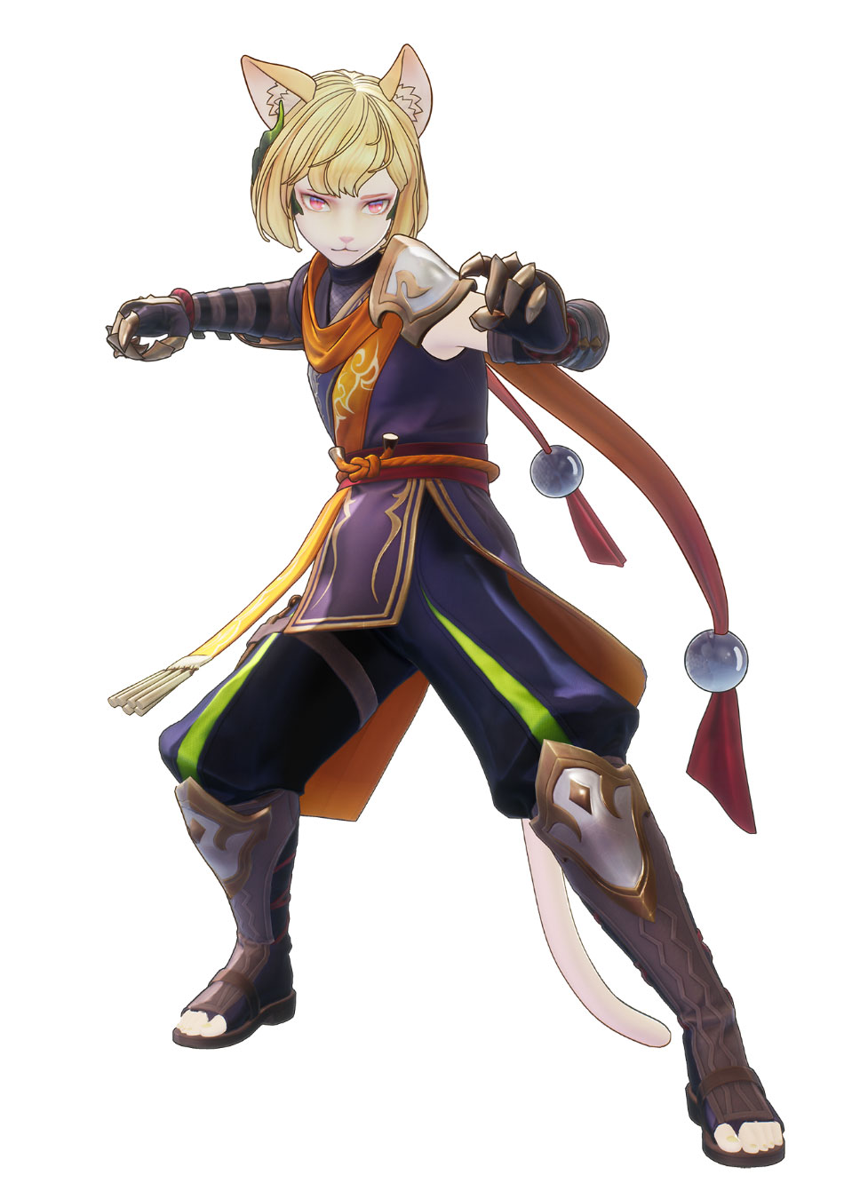 Morley (Ninja Master) Art from Visions of Mana