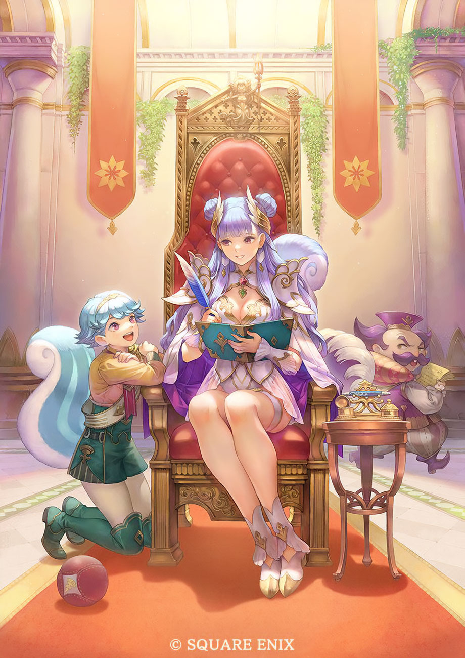 Palamena Key Art from Visions of Mana