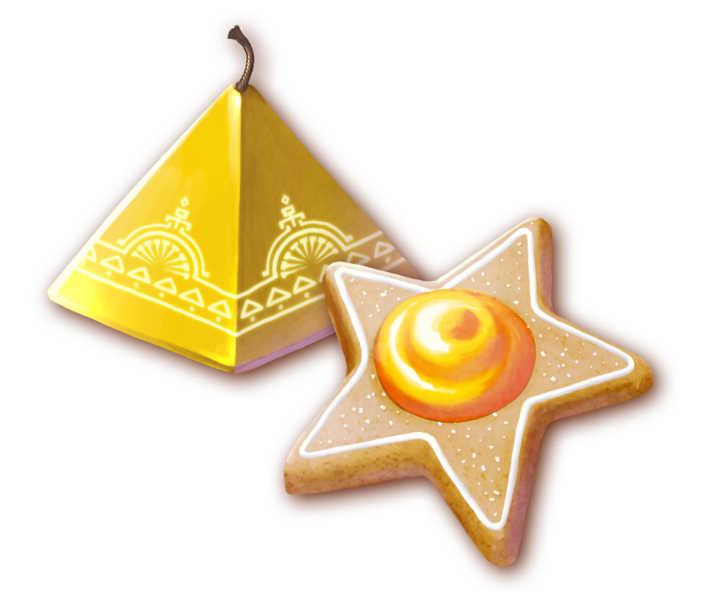 Starter Pack Items Art from Visions of Mana