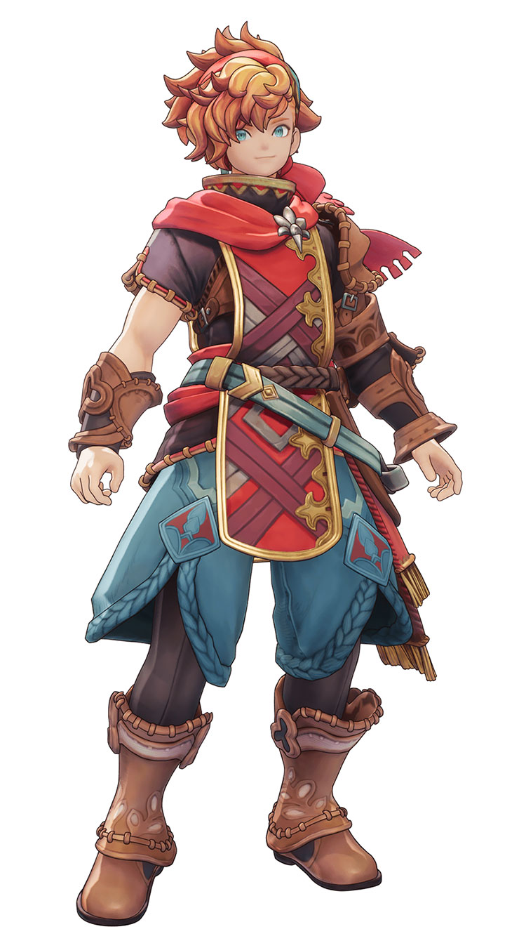 Val (Guardian Garment Outfit) Art from Visions of Mana