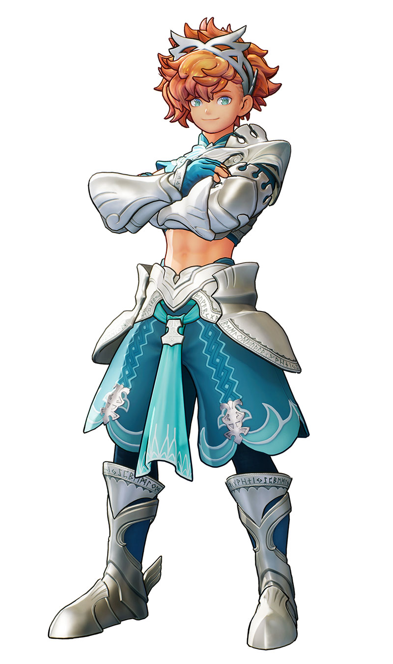 Val (Rune Knight) Art from Visions of Mana