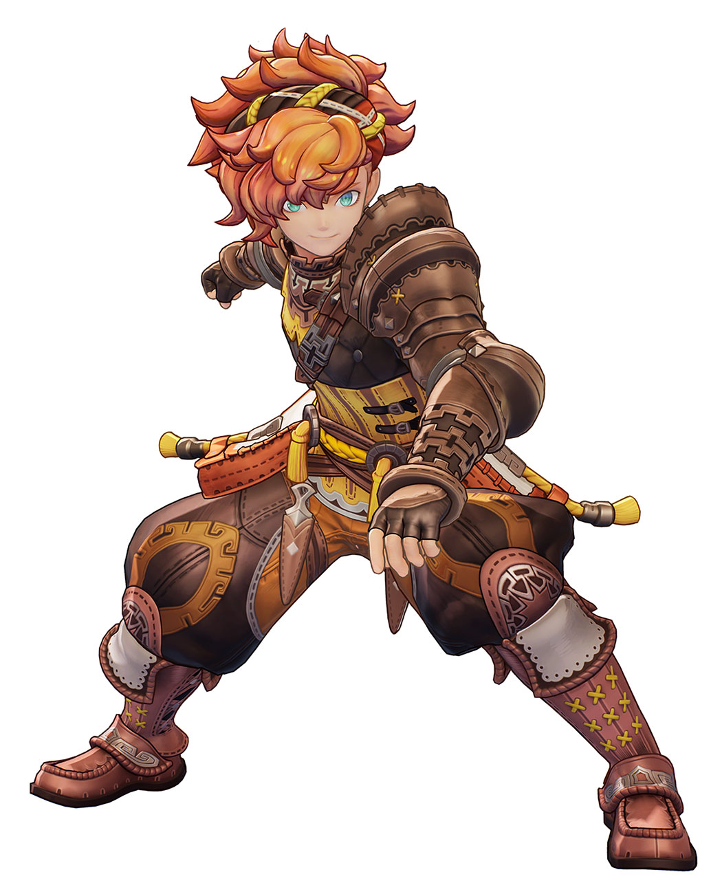 Val (Weapon Master) Art from Visions of Mana